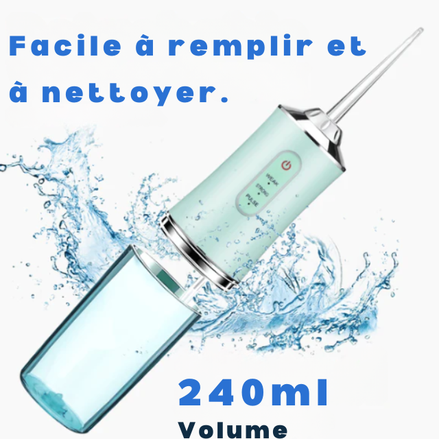 Hydropulseur dentaire sans fil 4 en 1