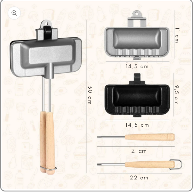 🥪Plateau de cuisson à sandwich amovible🤩