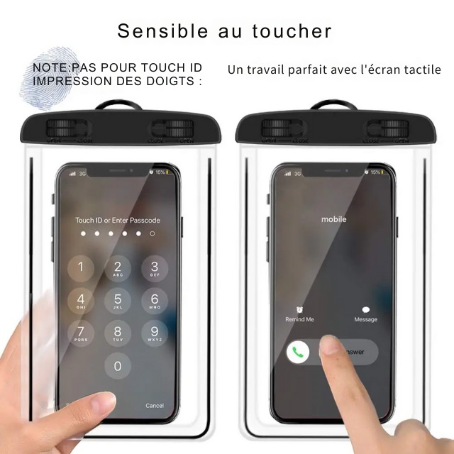 🌊 Pochette Étanche Universelle pour Téléphone - Sécurité et Clarté sous l'Eau 📱