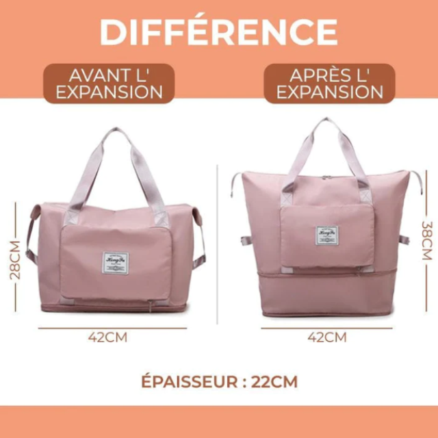 Sac de voyage pliable de grande capacité🤩👜- En Stock - MC ECOM Tahiti