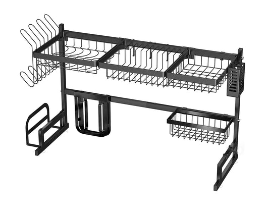 Egouttoir à Vaisselle Extensible Acier Inoxydable
