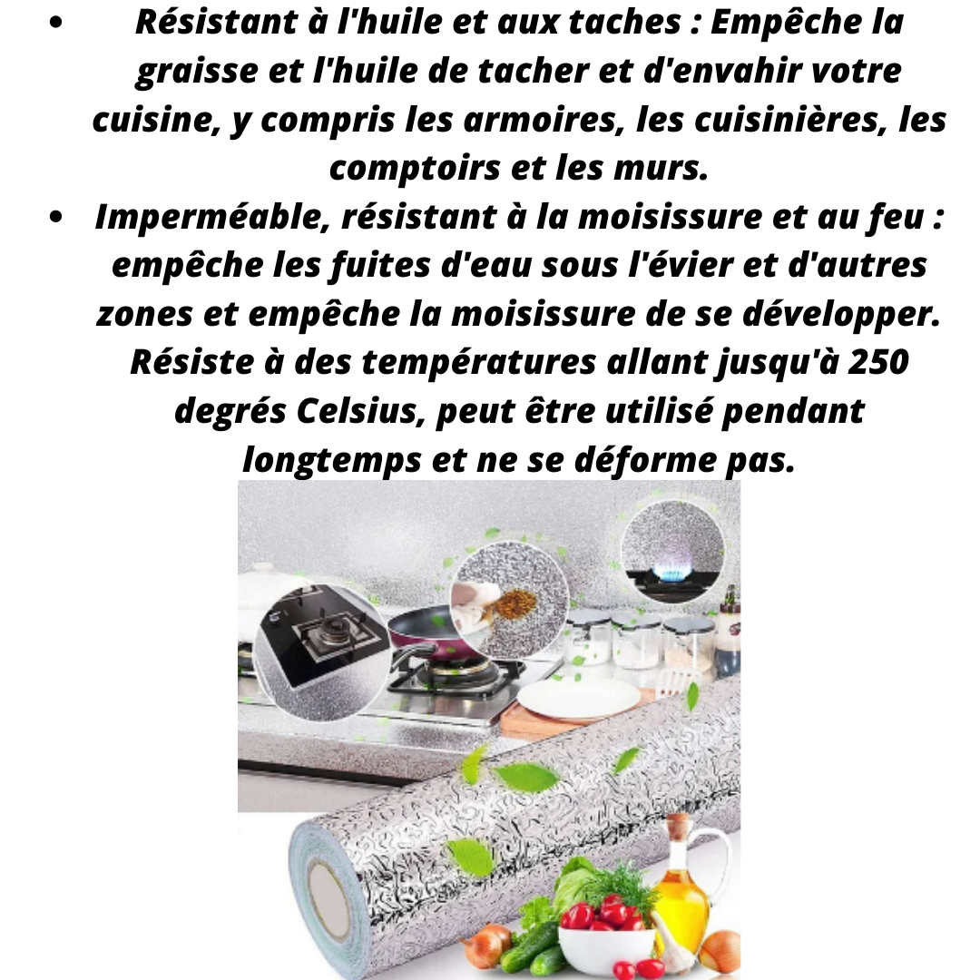 Adhésif cuisine ANTI-HUILE - En Stock - MC ECOM Tahiti