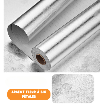 Adhésif cuisine ANTI-HUILE - 60cm x 10m - 2 coloris