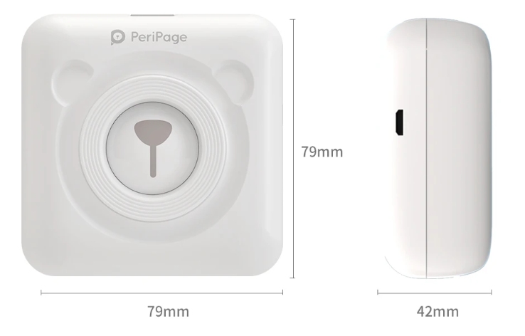 Mini imprimante portable, auto-adhésif thermique🤩🖶