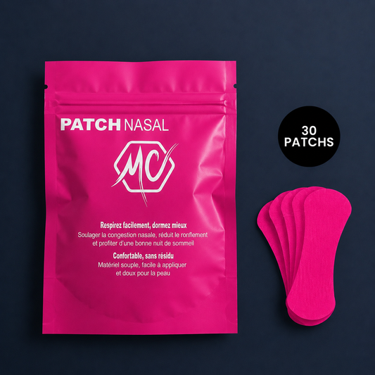 Patch Nasal Anti‑Ronflement MC – 30 bandelettes