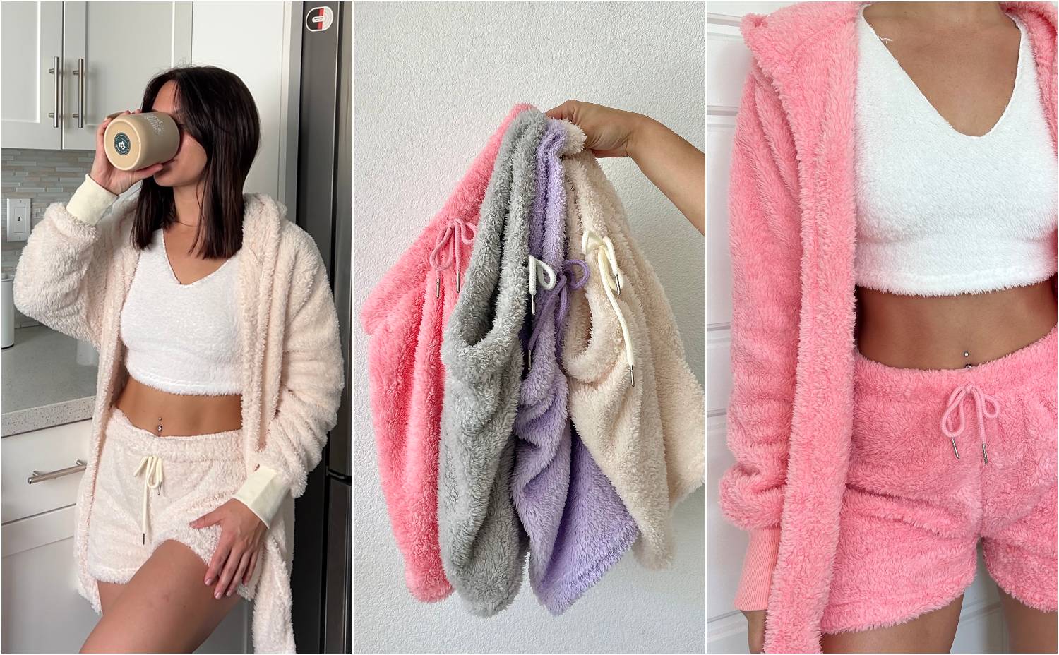 Ensemble de pyjama cozy (3 pièces)😊 - En Stock - MC ECOM Tahiti