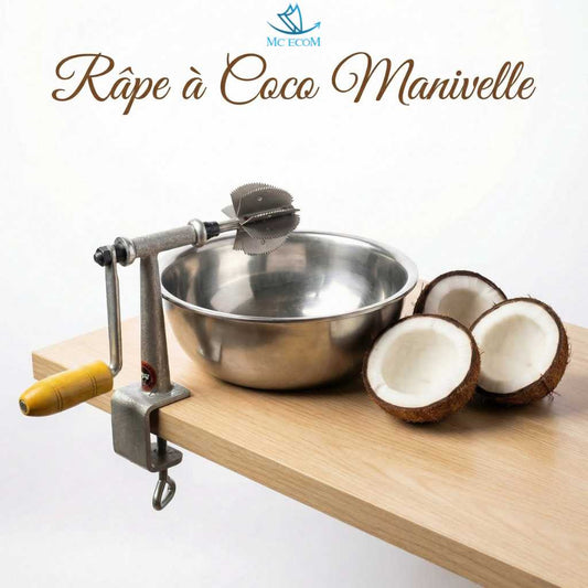 Râpe à Coco Manivelle – avec protège-lame
